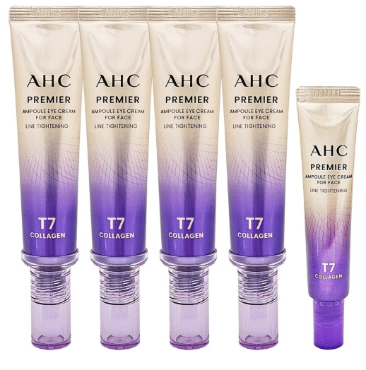 AHC 아이크림 시즌13 프리미어 앰플 포 페이스 라인 타이트닝 (40ml 4개 + 12ml 1개 세트)