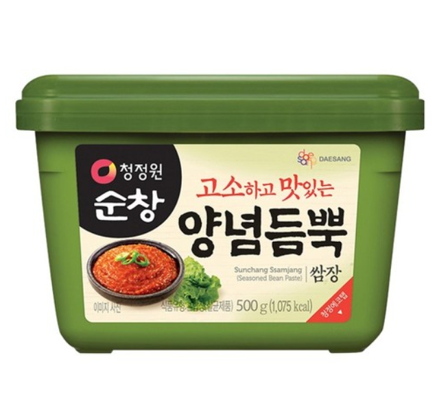 [청정원순창 양념듬뿍 쌈장 500g] 삼겹살 고기 요리 필수 만능 쌈장 소스