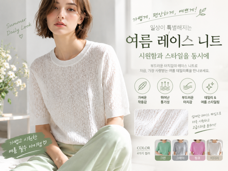 홈쇼핑 여성용 시원한 인견 블렌디드 쿨 썸머 스카시 아트 반팔니트 여름니트 빅사이즈 엄마옷 4종택1 후기 및 가격 정보