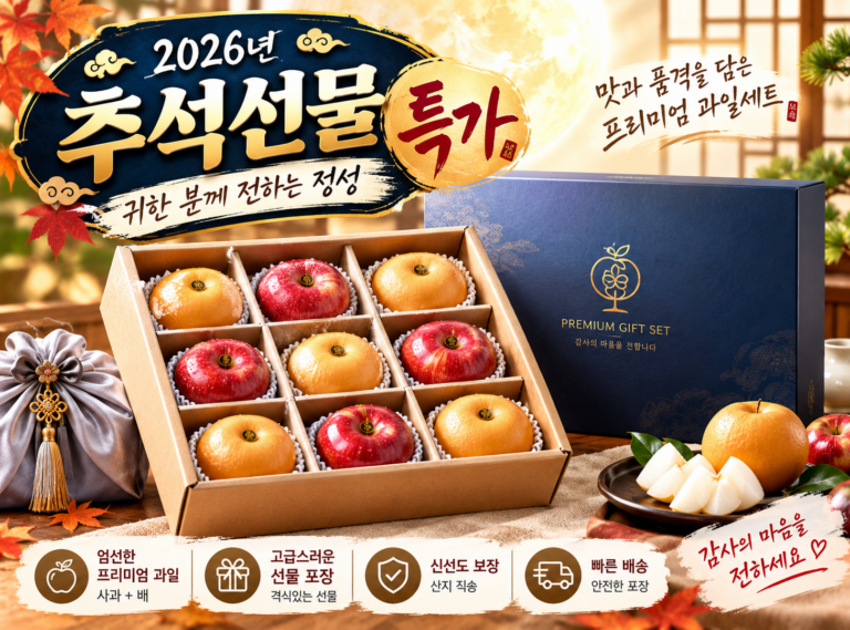 [추석선물 특가] 고당도 프리미엄 사과배혼합 과일선물세트 추천 | 가격 및 후기