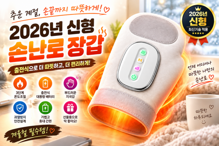 에코마음 온열 손 마사지기 내돈내산 후기 | 무선 공기압 손안마기 추천 가격 스펙 단점 정리